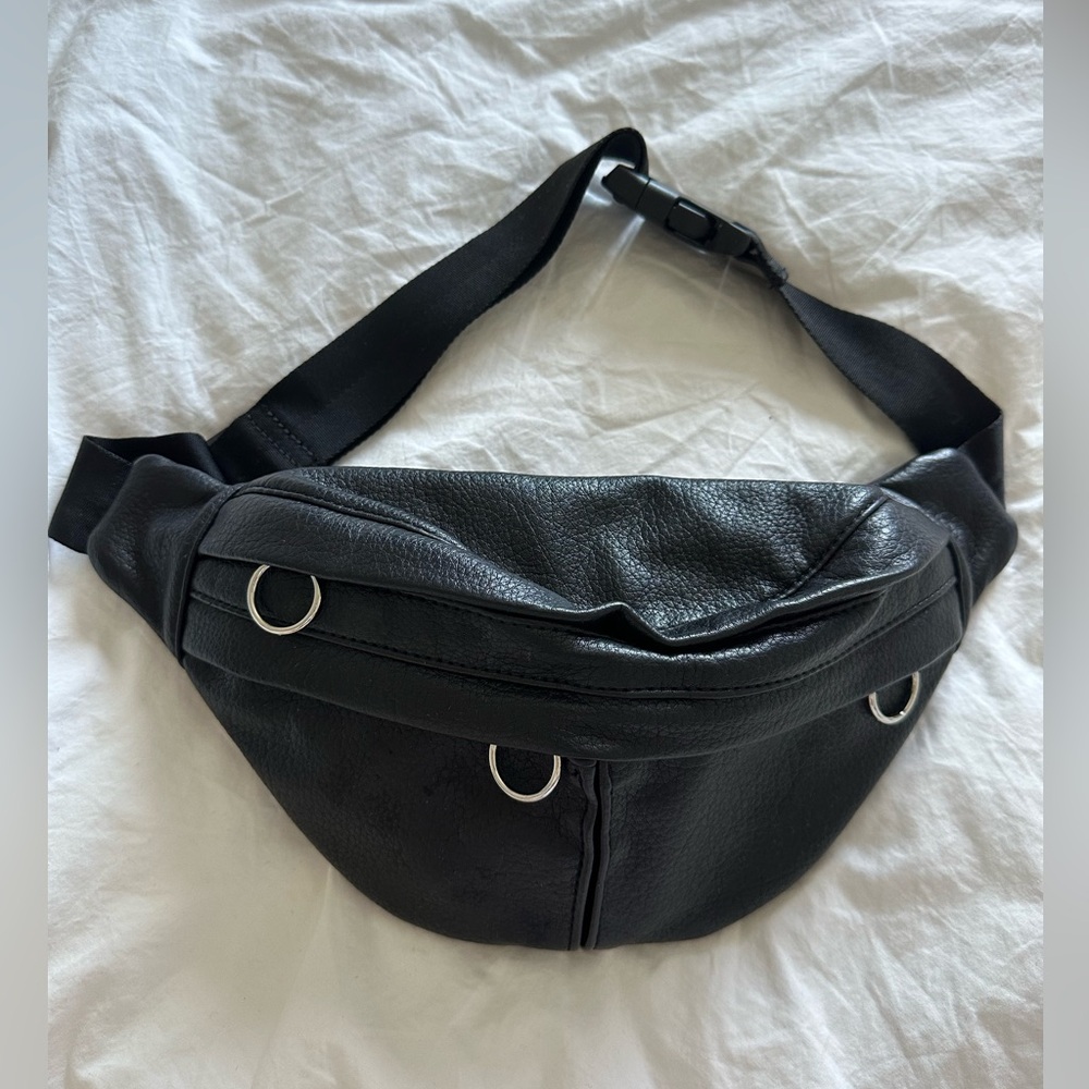 Topshop faux leather bum bag